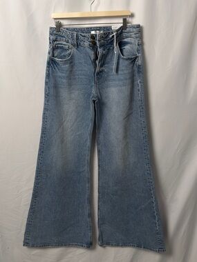 Shey Petra Wide Leg Jeans NWT Western Cowgirl Boutique Mid Rise